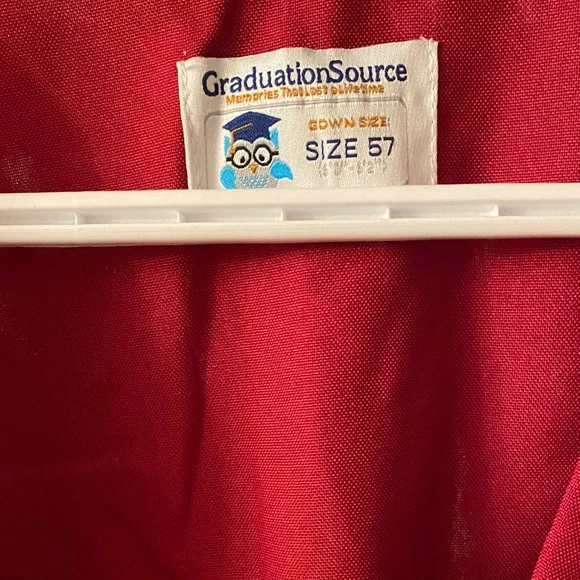 GraduationSource Red Gown - Picture 2 of 5